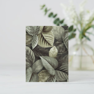 Carte Postale Feuilles tropicales 5