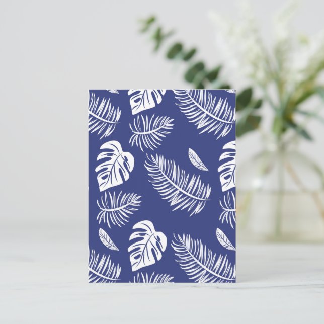 Carte Postale Feuilles tropicaux 15 (Debout devant)
