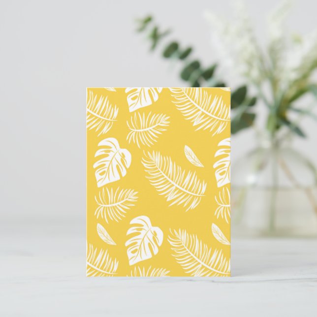 Carte Postale Feuilles tropicaux 16 (Debout devant)