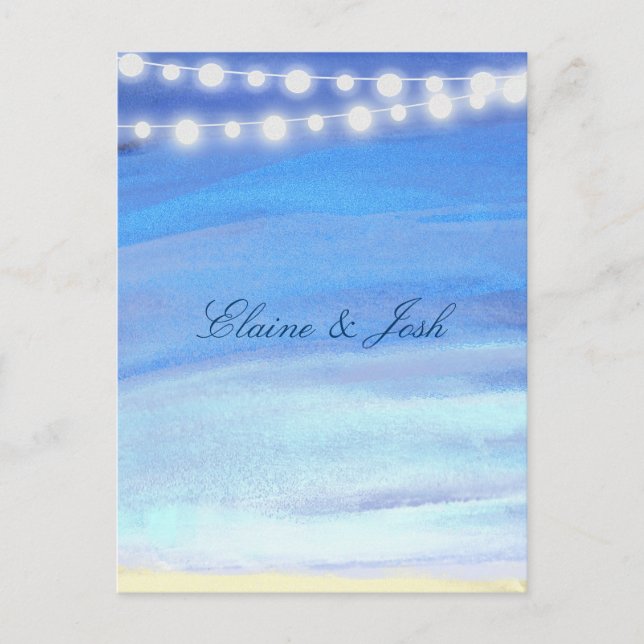 Carte Postale Feux à cordes sur l'eau (Devant)