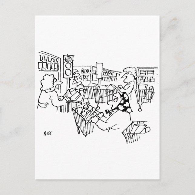 Carte Postale Feux de circulation pour contrôler la circulation  (Devant)