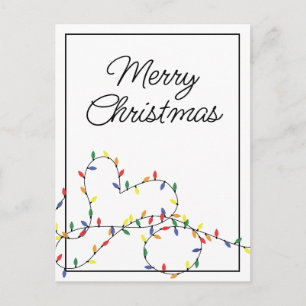 Carte Postale Feux de Noël_Coeur