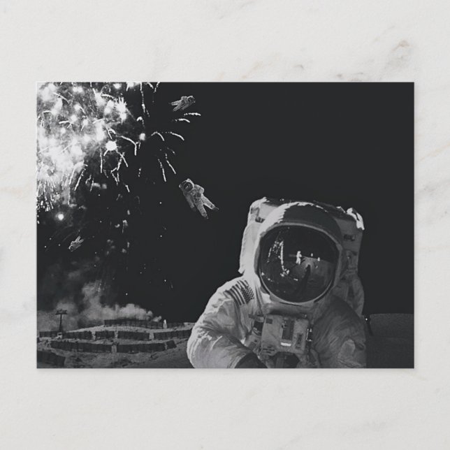 Carte Postale Feux du Nouvel An (Devant)