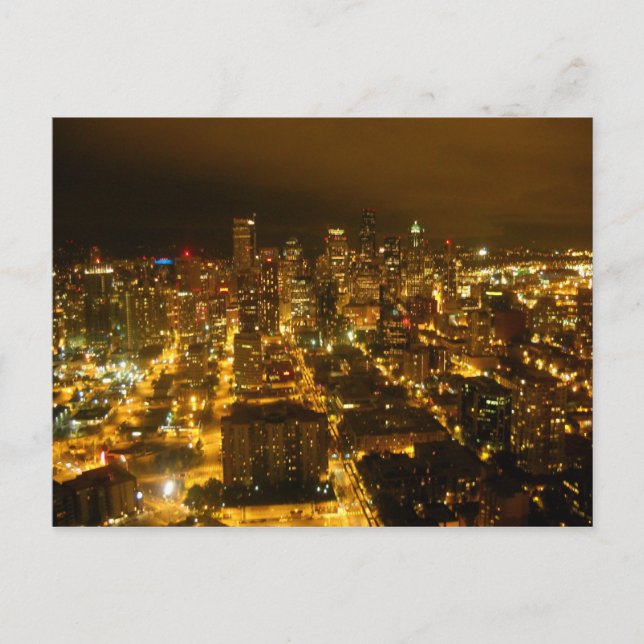 Carte Postale Feux Seattle (Devant)