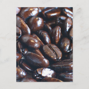 Carte postale Fèves de café