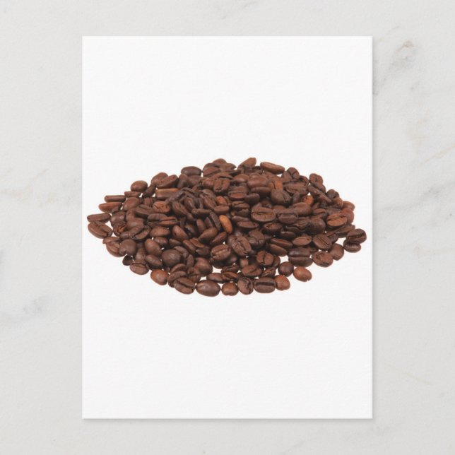 Carte Postale Fèves de café (Devant)