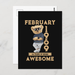 Carte Postale Février 1969 54 Ans D'Être Impressionnant