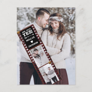 Carte Postale Fiançailles Faire-part Elle A Dit Oui Photo