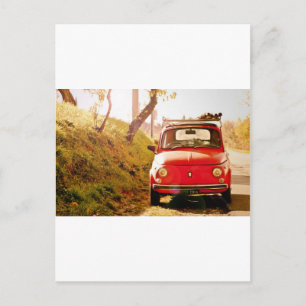Carte Postale Fiat 500, Cinquecento en Italie