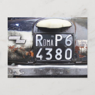 Carte Postale Fiat Cinquecento