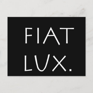 Carte Postale Fiat Lux