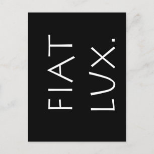Carte Postale Fiat Lux