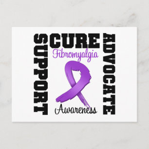 Carte Postale Fibromyalgie Support Advocate Cure