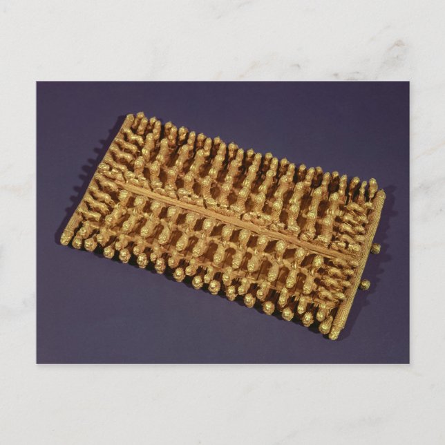Carte Postale Fibula rectangulaire, du tombeau de Barberini (Devant)