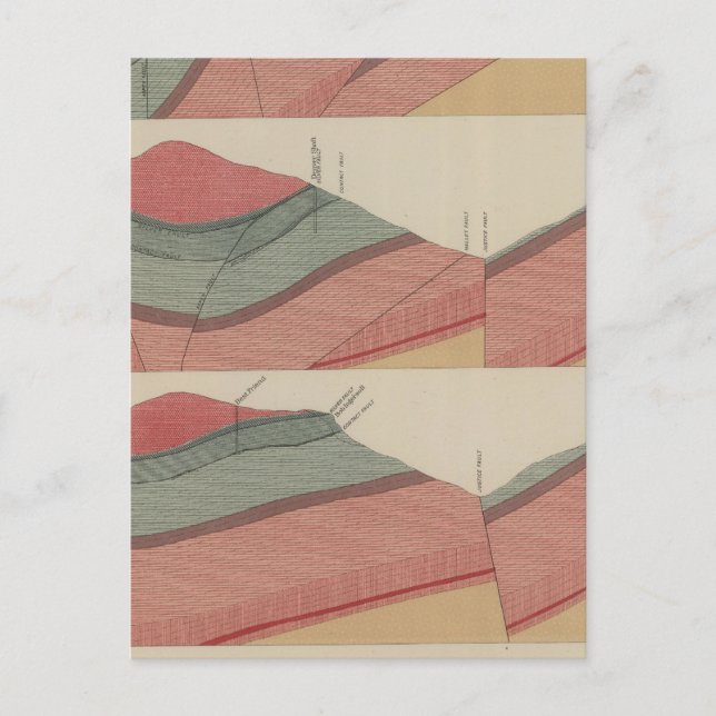 Carte Postale Fiche du district minier du parc Tourtelotte (Devant)