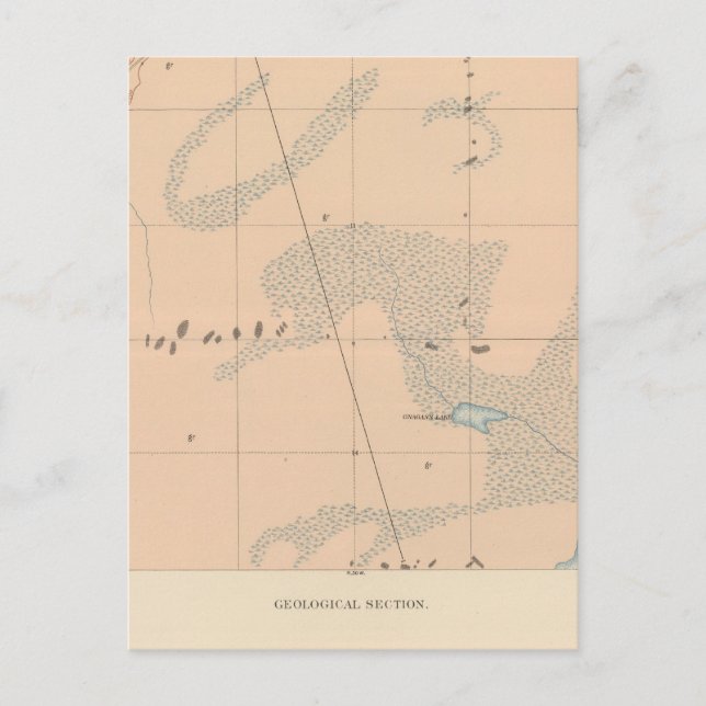 Carte Postale Fiche géologique détaillée IX (Devant)