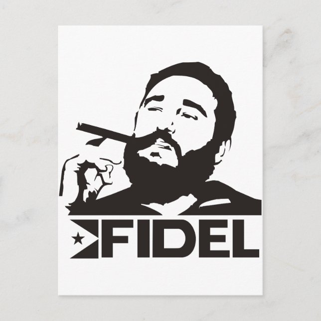 Carte Postale Fidel Castro (Devant)