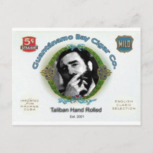 Carte Postale Fidel Castro Guantanamo Bay Cuba Cigar Company