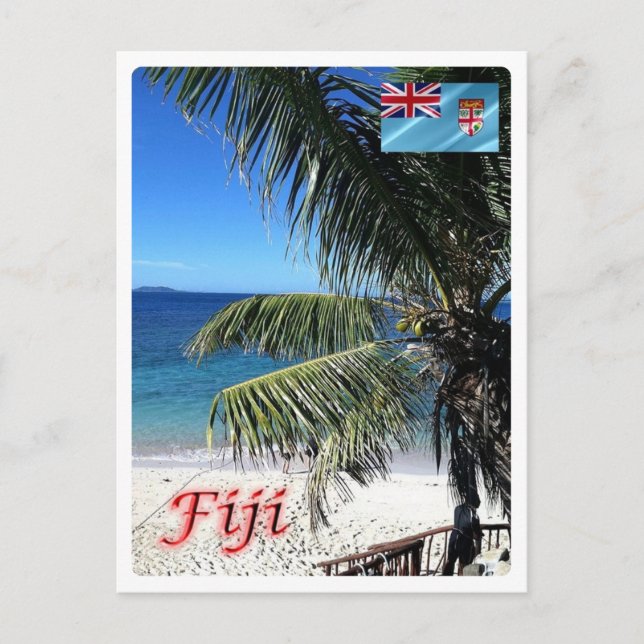 Carte Postale Fidji - Matamanoa - Plage - (Devant)