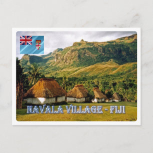 Carte Postale Fidji - Navala Village -