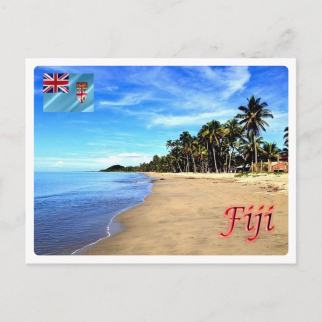 Carte Postale Fidji - Plage - (Devant)