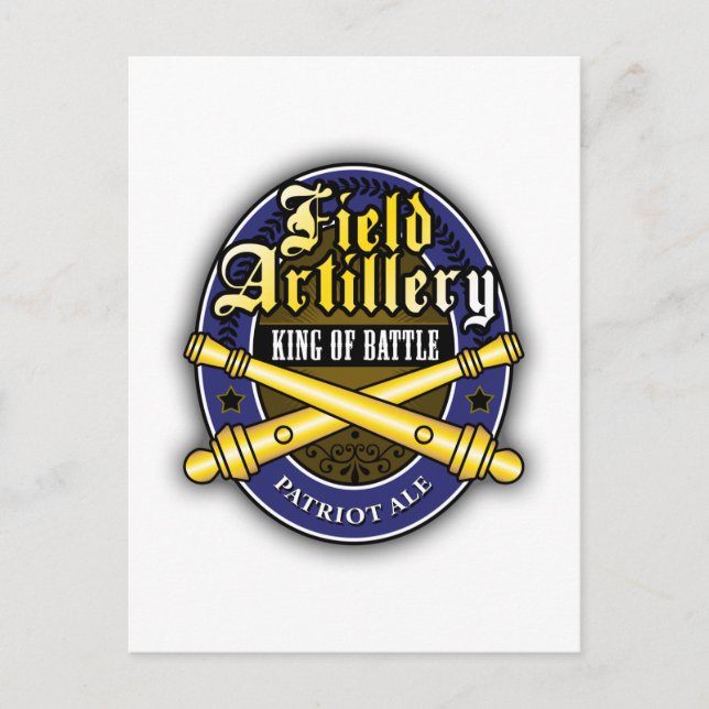 Carte Postale Field Artillery Patriot Ale (Devant)