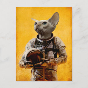 Carte Postale Fier astronaute