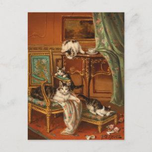 Carte Postale Fier chat-mère   Jules Le Roy