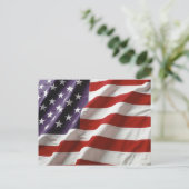 Carte Postale Fier et patriotique drapeau américain (Debout devant)