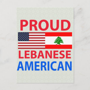 Carte Postale Fier Libanais-Américains