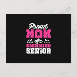 Carte Postale Fier Maman D'Une Nage Senior 2021 Swimmer Swim