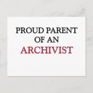 Carte Postale Fier parent d'un ARCHIVISTE