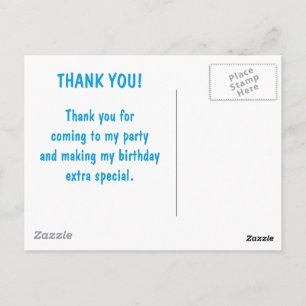 Carte Postale #FièreDêtreMoiNaturel Merci pour l'anniversaire