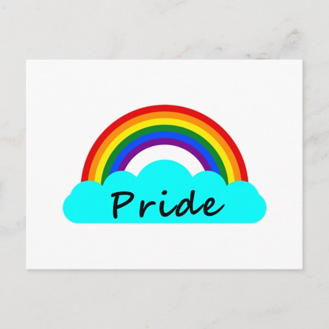 Carte Postale Fierté - Arc-en-ciel LGBT (Devant)