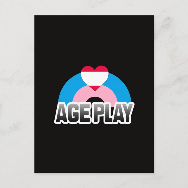 Carte Postale Fierté de jeu d'âge (Devant)