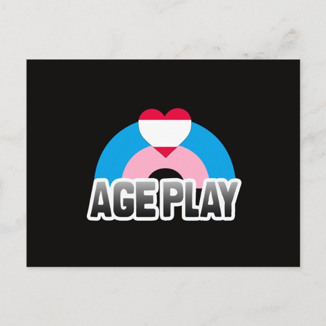 Carte Postale Fierté de jeu d'âge (Devant)
