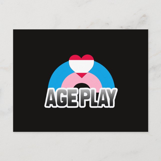 Carte Postale Fierté de jeu d'âge (Devant)