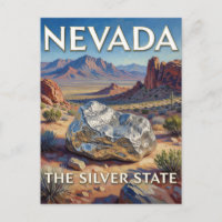 Fierté de l'État du Nevada, paysage désertique ave