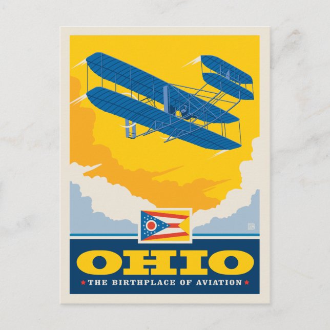Carte Postale Fierté de l'État | Ohio (Devant)