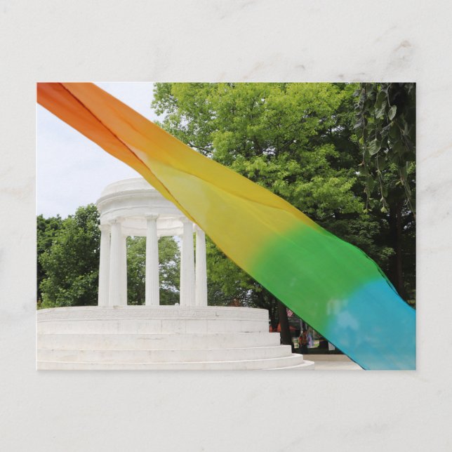 Carte Postale Fierté de Marshall Michigan Arc-en-ciel  (Devant)