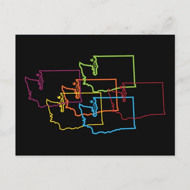 Carte Postale fierté de washington flou (Devant)