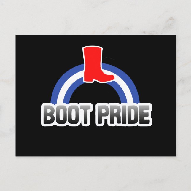 Carte Postale Fierté des bottes (Devant)