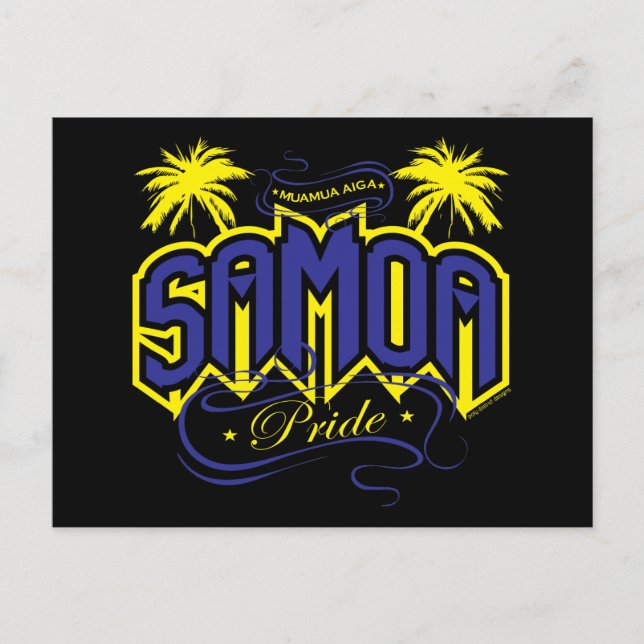 Carte Postale Fierté du Samoa (Devant)
