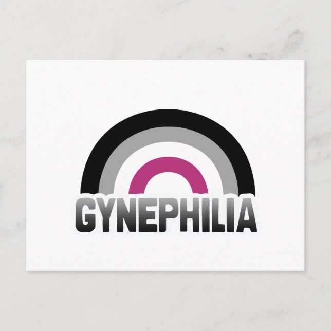 Carte Postale Fierté gynéphile (Devant)