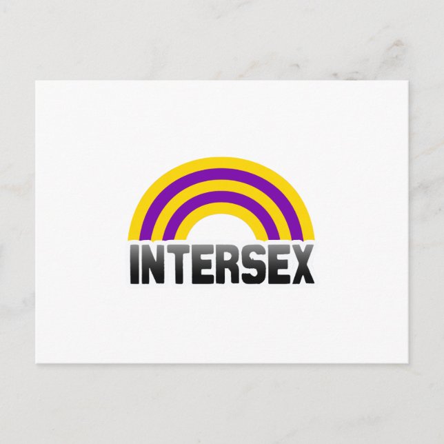 Carte Postale Fierté intersexe (Devant)