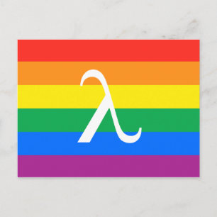 Carte Postale Fierté LGBT et activisme Lambda