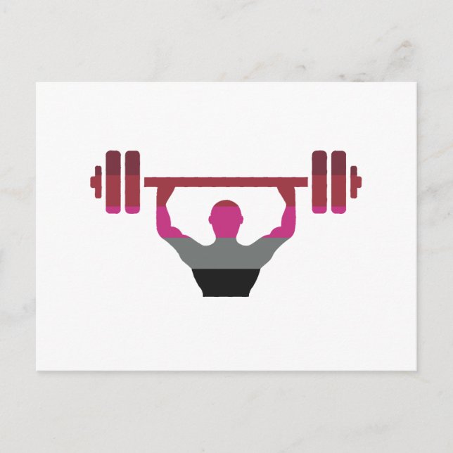 Carte Postale Fierté musculaire (Devant)