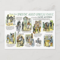 Carte postale Fierté & Préjudice