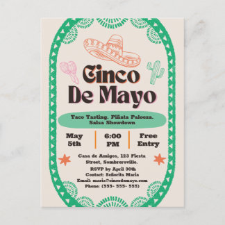 Carte Postale Fiesta Fantástica : Cinco de Mayo