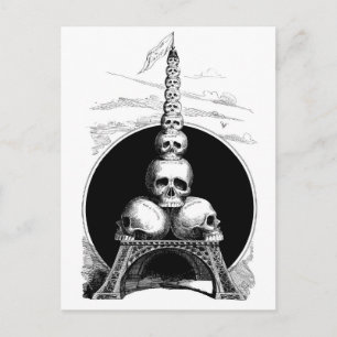 Carte Postale Figaro. Une tour Eiffel pour le cimetière